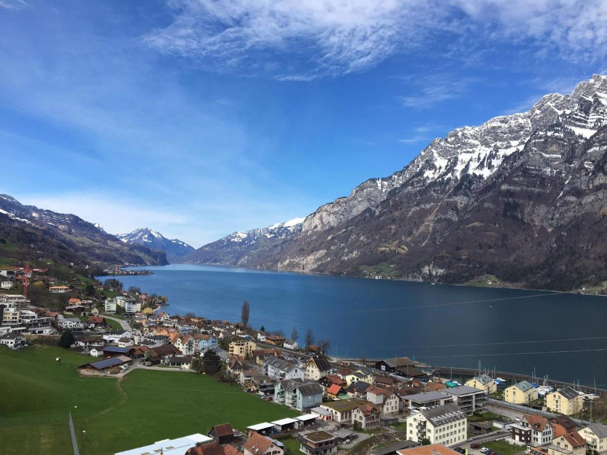 Walensee Apartment, Lakeside Dream Unterterzen Екстер'єр фото